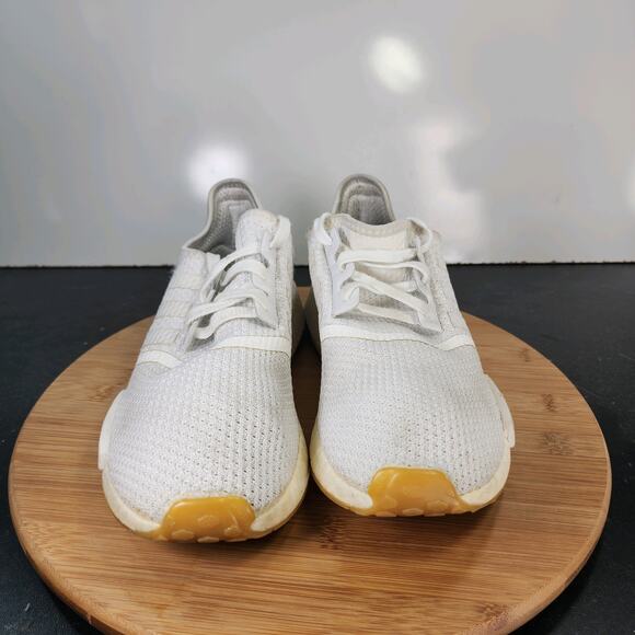 Mens Adidas NMD Sz 8 010755 White Mesh Running Walking Casual Shoes Sneakers - Picture 3 of 9